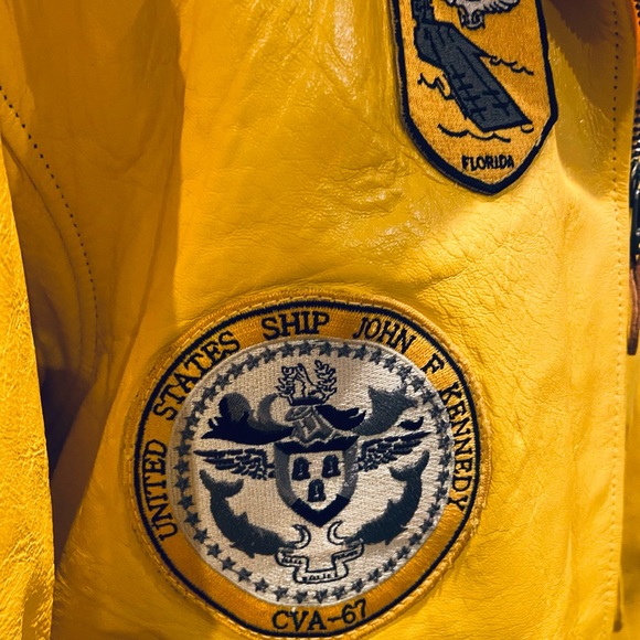 Vintage DEADSTOCK Schott NYC Wings of Gold G-1 US Navy Flight Jacket - Picture 7 of 15